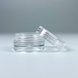 Transparent Cosmetic Cream Sample Jar 3g 3g 50ea