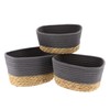 Classic Cotton Storage Baskets Organizer Padang Bins Stackable for Shelves-