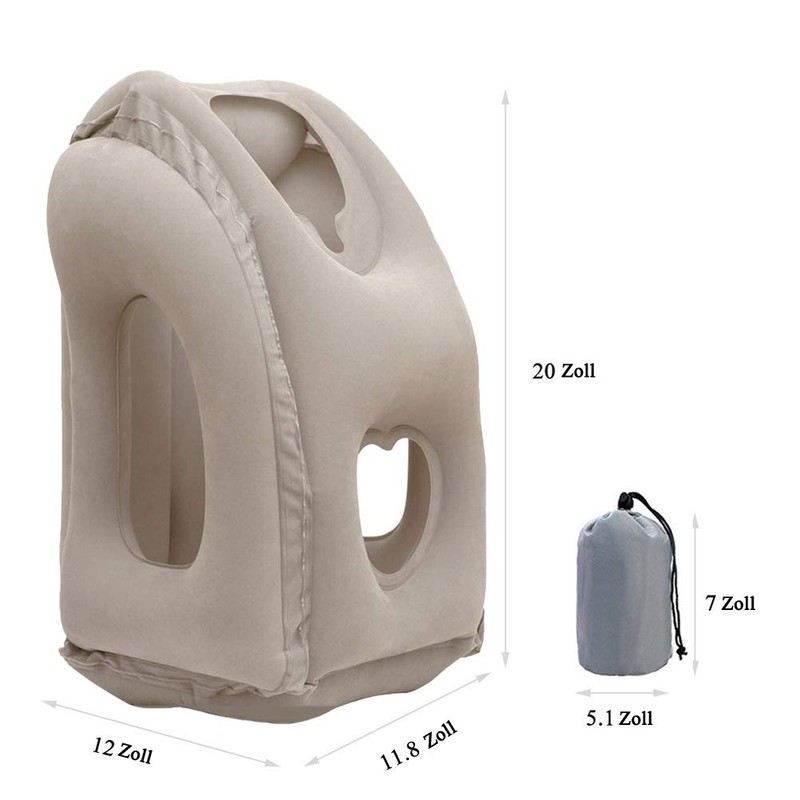 vapesoon Travel Pillow Support Headrest Portable Inflatable for Sleeping on