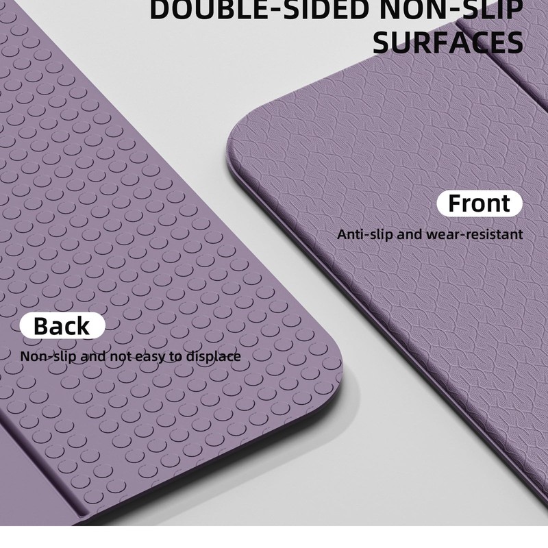Yoga Mat Thick 10mm, Foldable Yoga Mat 75 x 26