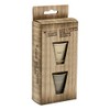 Eddingtons Ranch Salt & Pepper Condiment Buckets Cream and Grey