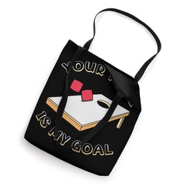 Your Hole Is My Goal Corn Hole Sand Bag Toss Funny Cornhole Tote Bag