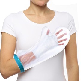 Pack of 1 Short Sleeve Protection for Adults, Plaster Protection, Waterproof Arm, Plaster Protection Against Water Arms, Plaster Arm Shower Protective Cover, Shower Protection, Reusable, Keeps Wound