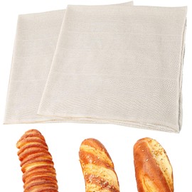 Fanfanwin Tea Towels for Baking Sourdough Bread Towel 28"x28" Flour Sack Towels All-Cotton Sack Bread Cloth Absorbent Kitchen for Making Basket Cloth Napkin Dough Raising Baguettes(2 Pcs)