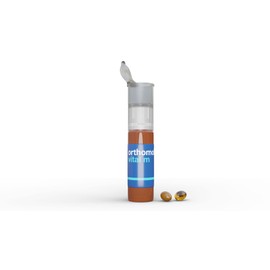 Orthomol Vital M Vial, Men's Multivitamin, 30-Day Supply, Vitamins A, B, C, D, E, K, Iodine, Omega-3