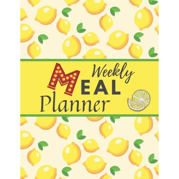 Weekly Meal Planner: 52 Weeks, Meal Tracking & Shopping List,