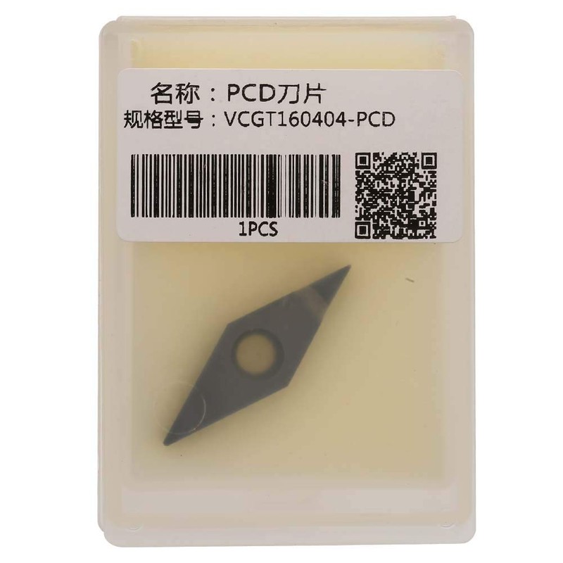 Vcgt160404 PCD Diamond Blade Diamond Insert CNC Lathe Cutter Lathe
