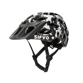 Kids Bike Helmet, SIFVO Kids Helmet Boys and Girls Bike Helmet with Cool Visor, Bike Helmet Kids 8+, Youth Bike Helmet Kids Mountain Bike Helmet Lightweight and Sturdy（52-58cm）