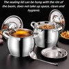 118oz Stainless Steel Jumbo Bacon Grease Container with Removable Strainer,