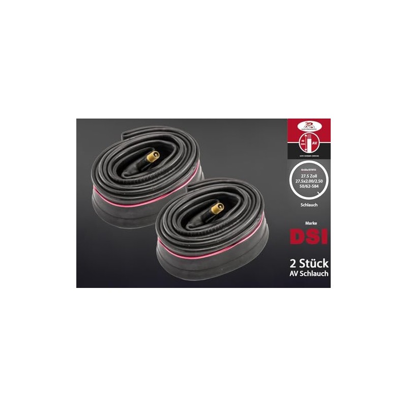 2 x 27.5 Inch Bicycle Inner Tubes MTB E Bike