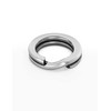 BLUEWING Stainless Steel Split Ring 25pcs Flat Ring High Strength