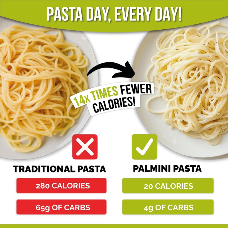 Palmini Linguine Pasta | Low-Carb, Low-Calorie Hearts of Palm Pasta