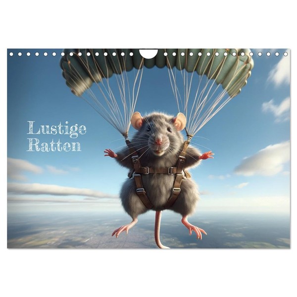 Funny Rats (Wall Calendar 2026 DIN A4 Landscape), CALVENDO Monthly