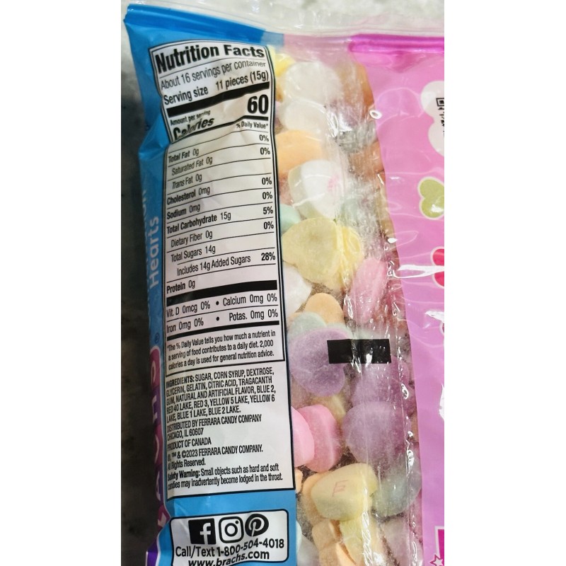 Brach's Wisecracks Conversation Hearts Large Bag, 8.5 oz See Below