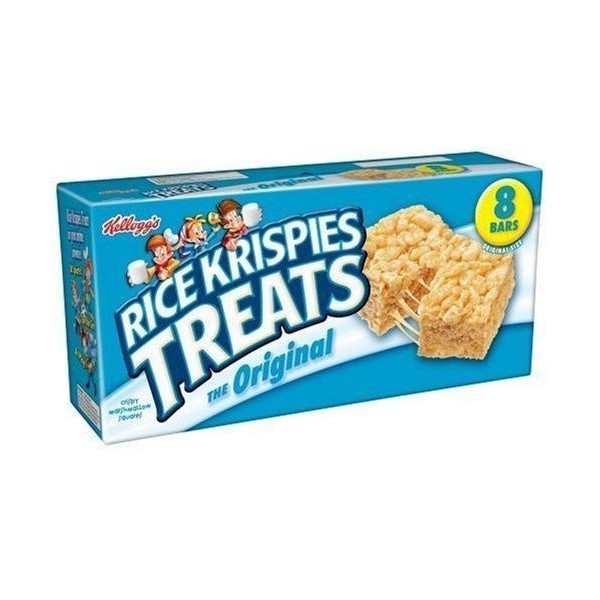 Kellogg's Rice Krispies Treats, Original, 8-Count (Pack of 6)