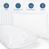 Pillow Protector 4 Pack Waterproof, 20 x 26 Inches Pillow