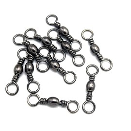 SENYUBBY Fishing Barrel Swivel Stainless Steel Sea Fishing Hooks Connector Rolling Swivel for Sea Fishing-Size 3/0#-25pcs-209lb