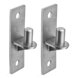 Wall Mount Flat Back Gate Hinges, 2 Pack, Wood Fence Link Gate Hinges, with 5/8 Hinge Pin (Screws Not Included)