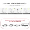 Sanwom 2 Pack Leather Front Car Seat Cover, Anti-Slip and