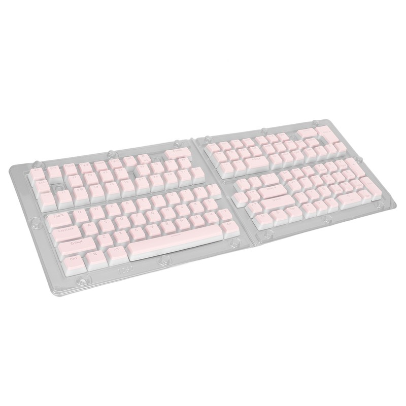 Keyboard Keycaps 129 Keys Pudding Transparent OEM Height PBT Two