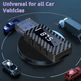 USB Bluetooth 5.3 Adapter, 3-in-1 Receiver and Transmitter with TF Card Slot, AUX/USB Dual Output, Receiver for Home TV Stereo Wireless Music Adapter