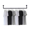 Industrial Pipe Clothing Rack, 30'' Wall Mounted Clothes Garment Rack