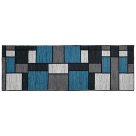 Teppich Läufer, Waschbar Küchenteppich, 7.5mm Küchenläufer Hochwertige Teppichläufer Rutschhemmender Gelrücken Dauerhaft für Flur & Wohnraum 40x100cm