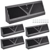 Flowild 4 Pack 15 Inch Baseboard Register (Duct Opening Size)