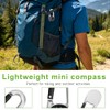 Penitue Compass Keychain, Mini Lightweight Pocket Hiking Compass Carabiner Camping