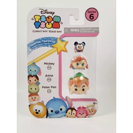 JAKKS Pacific Tsum Tsum Series 6 Mickey Mouse Anna And Peter Pan Tsparkle Surprise Limited Ed