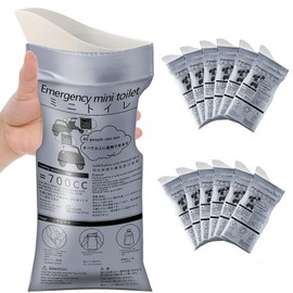 HualianMengxin 12 Pack 700ML Disposable Urine Bags, Travel Pee Bags Unisex Urinal Bag Vomit Bag for Travel Traffic Jam Emergency Portable Camping Urinal Bags for Men Women Kids Patients