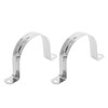 Aopin 2 Pack 70mm Rigid Pipe Band Clamp with 2
