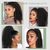 Halcyon Drawstring Ponytail Extension for Black Women 14” Drawstring Curly