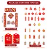 Chinese New Year Decorations2026, 72 PCS Lunar New Year Decor