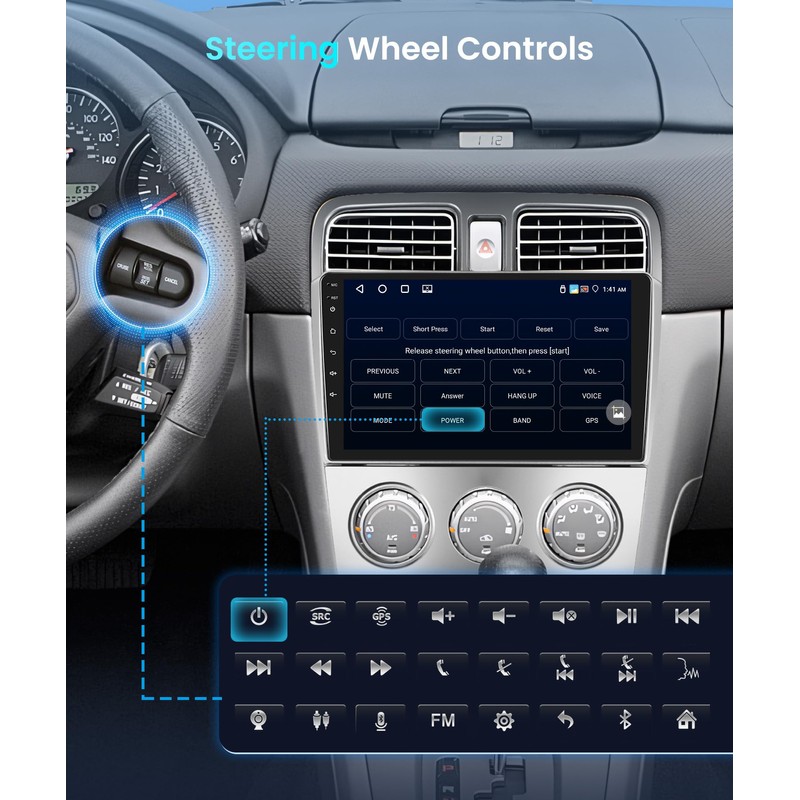 Car Radio Stereo for Subaru Forester Radio 2002-2008 [2+64G] with