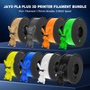 JAYO PLA+ Filament Bundle 1.75mm, 3D Printer Filament Bundle Multicolor,