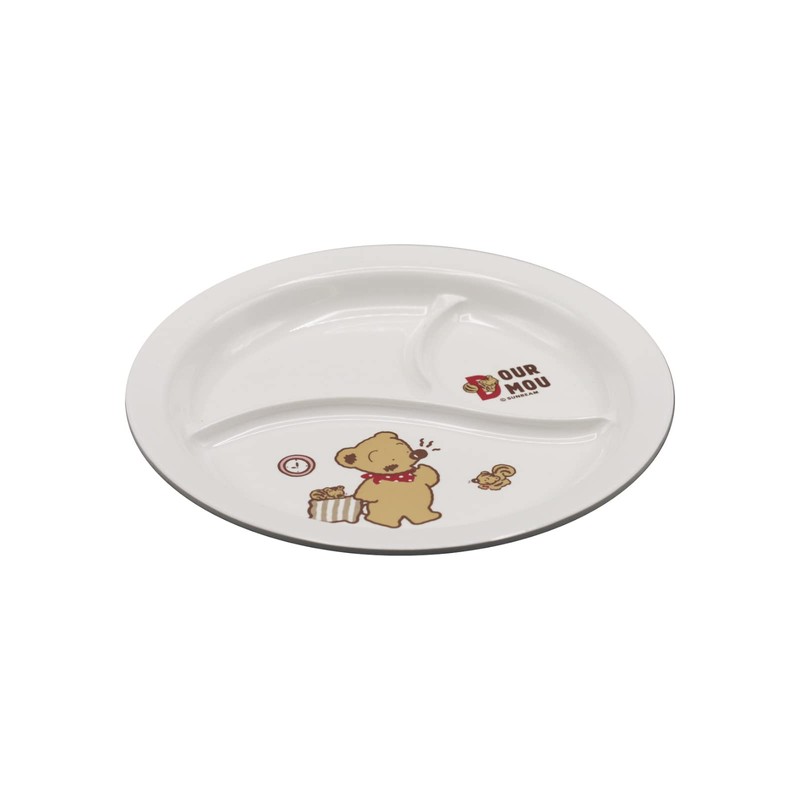 Daiwa (Two Japanese) melamine Kids Dinnerware "dexyu-rumu-" Lunch Plate MC