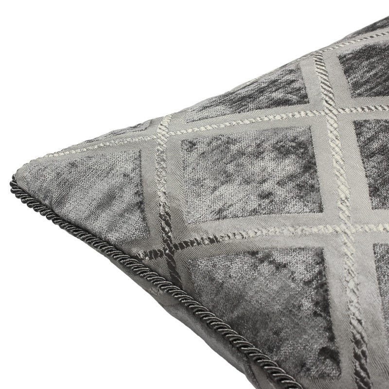 Riva Paoletti Hermes Cushion Cover - Graphite Grey - Chenille