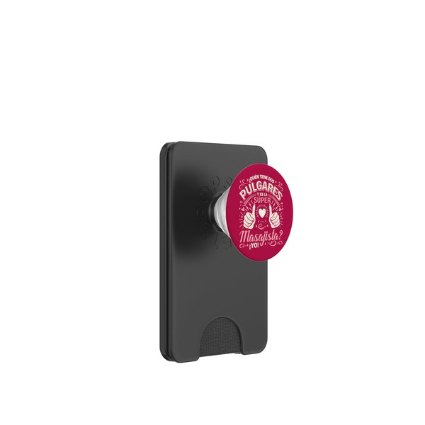 Súper Masajista Regalo Masajista Mujer Masajes PopSockets PopWallet für MagSafe