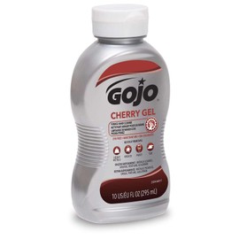 GOJO Cherry Gel Pumice Hand Cleaner, Cherry Scent, 10 Oz Bottle
