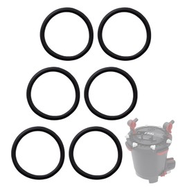 A20212 A-20212 O-Ring, Compatible with Fluval FX4, FX5, FX6 High-Performance Canister Filters, FX4 Replacement, Replaceable Aquarium Gasket Ring, 6-Pack