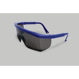 Radnor 64051202 Retro Series Safety Glasses With Blue Frame