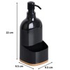 KOOK TIME Soap Dispenser, Black PUMP_DISPENSER, Practical Dish Soap Organizer