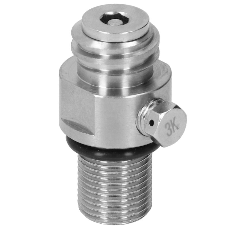 Soda Cylinder Valve Electroplating Brass CO2 Valve Adapter for M18x1.5