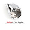 TEKTON 1/4 Inch Drive x 10 mm Shallow 6-Point Universal