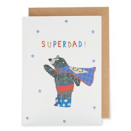 Superdad! Super Bear-Tastic! Father's Day Contemporary Greeting Card