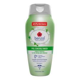Jabón Cuidado Íntimo Benzal Wash Piel Sensible, 355ml