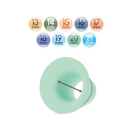 Maymom Inserto de brida de 19 mm compatible con Medela/Spectra/Elvie/Momcozy/tsrete/Willow/Motif Luna/Ameda MYA Protectores de pecho de 24 mm. Reduce el túnel de pezón de 24 mm hasta 19 mm