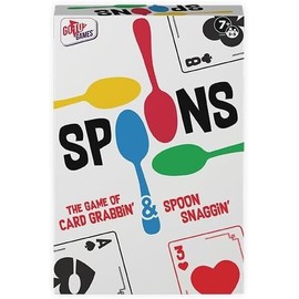 Spoons Game & Card Deck - Fun Family Game Night Set for Kids & Adults