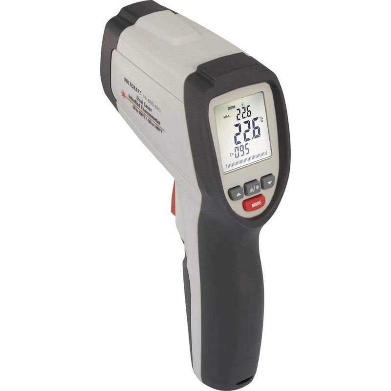 VOLTCRAFT IR 650-16D Infrarot-Thermometer Optik 16:1-40 - 650 °C Pyrometer